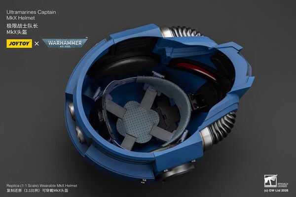 Ultramarines Captain MkX Helmet 10