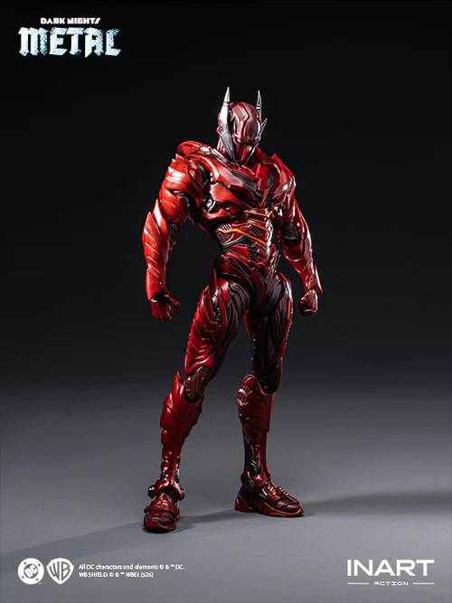 inart batman the red death action figure highlighting joint articulation for expressive poses