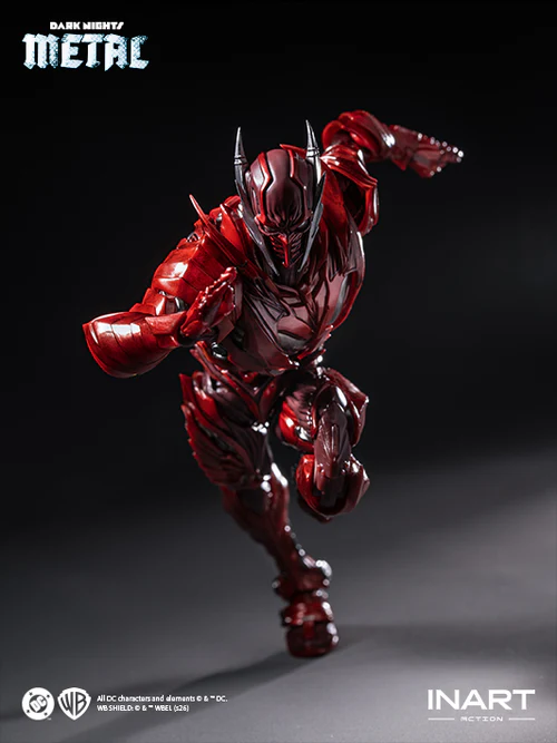 inart batman the red death action figure showcasing joint articulation for dynamic character stances