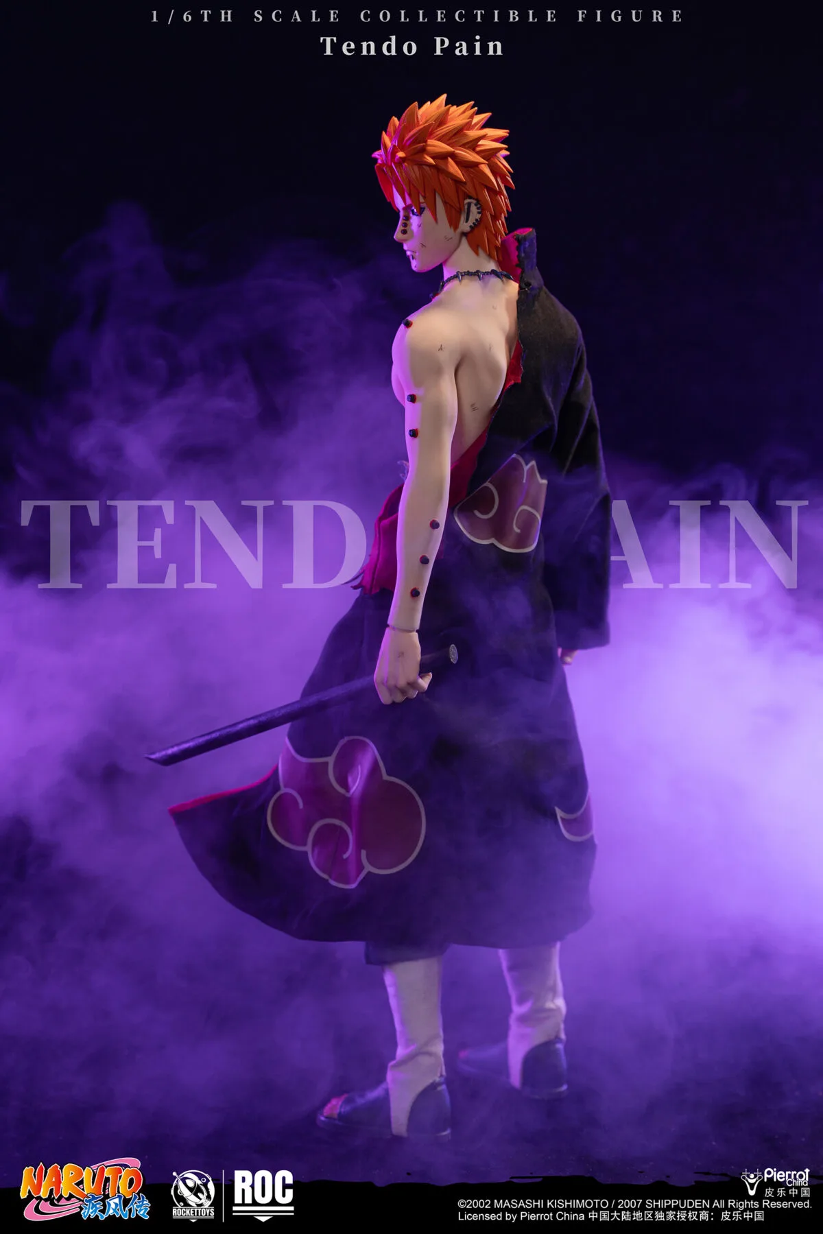 Pain Rocker Ship Rocket Toys Pain Tendo Battle Damage 1/6 (ROC-014) | Figura Naruto ...