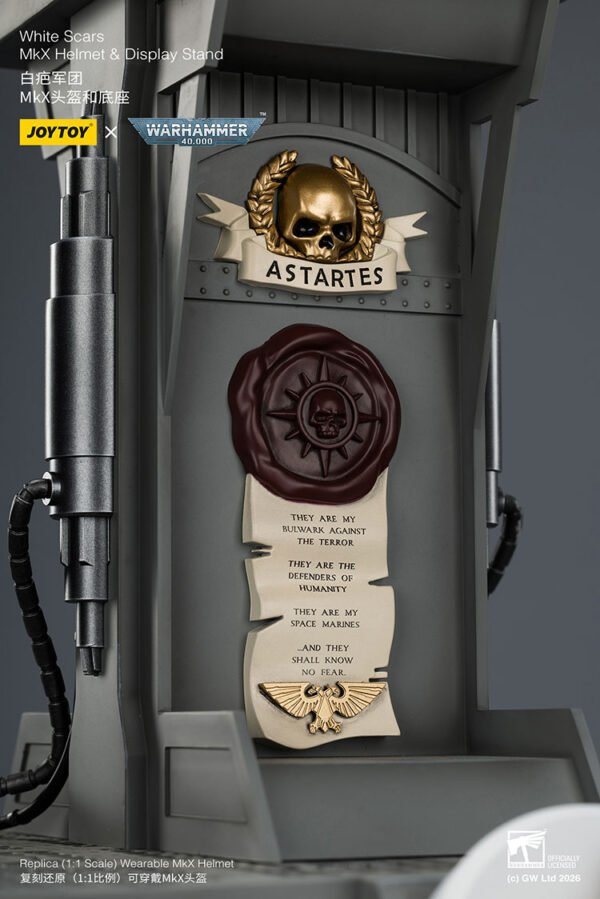 White Scars MkX Helmet Display Stand20
