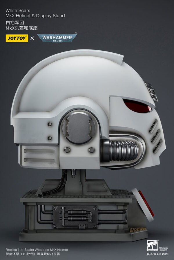 White Scars MkX Helmet Display Stand9