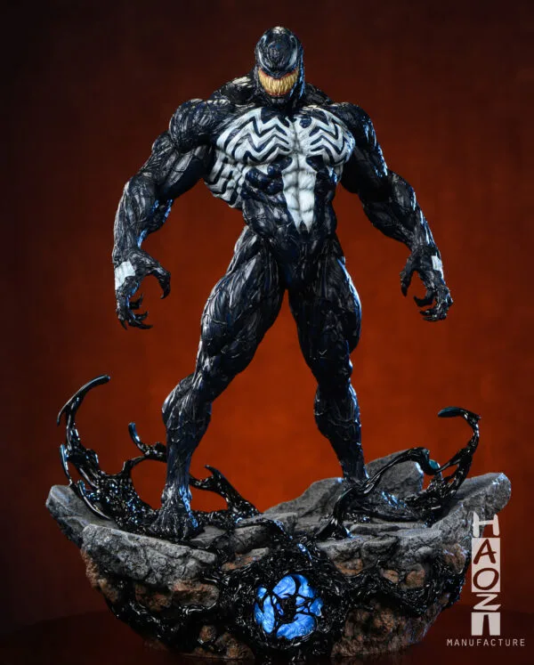 Venom 1/4 HAOZI Studio – Estatua Premium Marvel para Coleccionistas