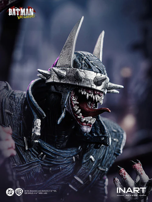 inart the batman who laughs action figure allows dynamic figure display with flexible joint system