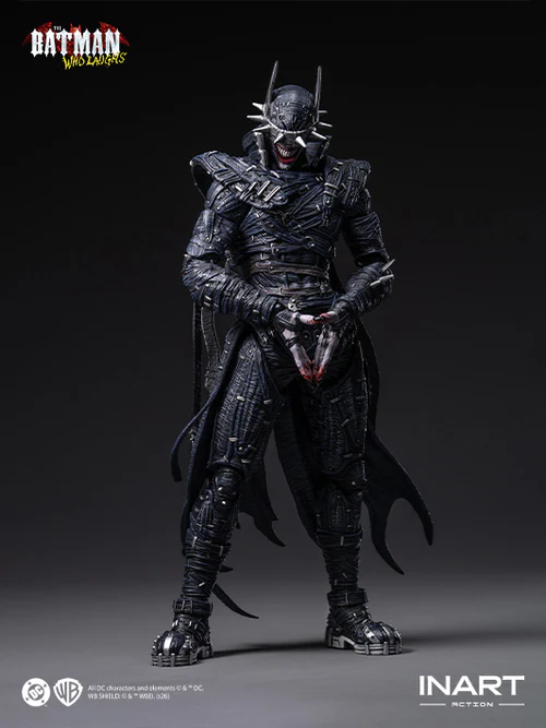 inart the batman who laughs action figure features articulated limbs allowing expressive and dark display poses