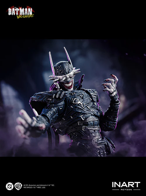 inart the batman who laughs action figure highlights sinister character design and pose flexibility