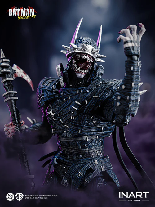 inart the batman who laughs action figure supports varied poses with high articulation design