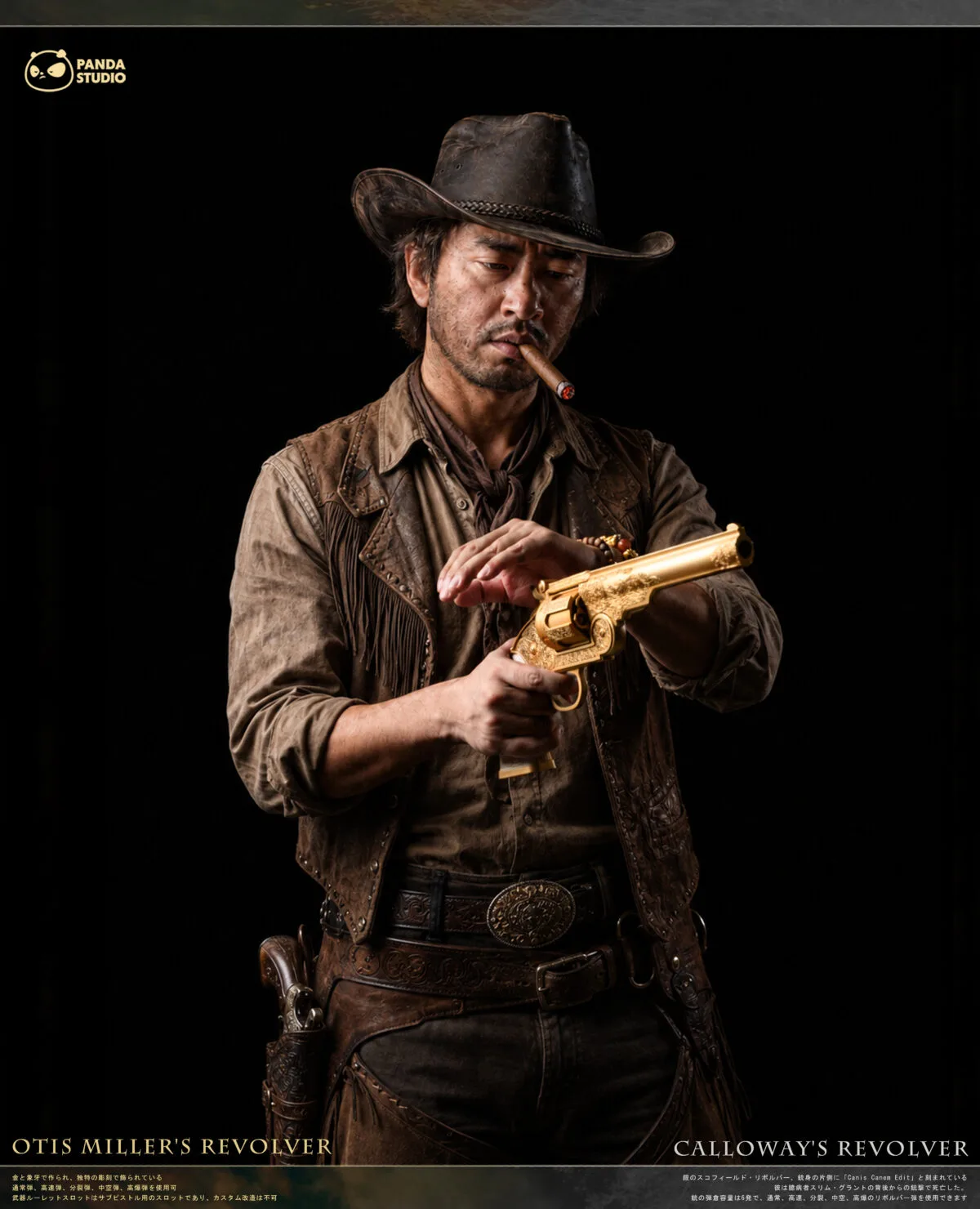 Miller Rdr2 Panda Studio RDR2 Calloway & Otis Miller Revolver 1/1 | Réplica Legendaria