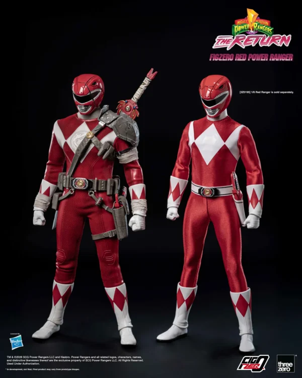 Mighty Morphin Power Rangers The Return FigZero 1 6 Red Power Ranger extra image10