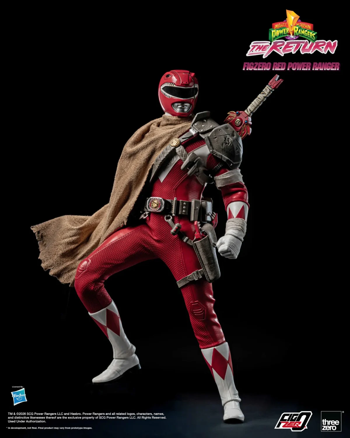Mighty Morphin Power Rangers The Return FigZero 1 6 Red Power Ranger extra image3