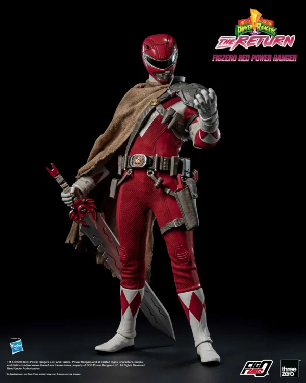 Mighty Morphin Power Rangers The Return FigZero 1 6 Red Power Ranger extra image7