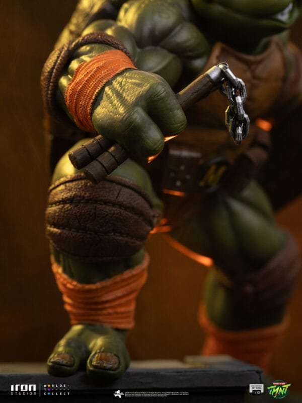 TMNT MICHELANGELO 1 10 DETAIL 3