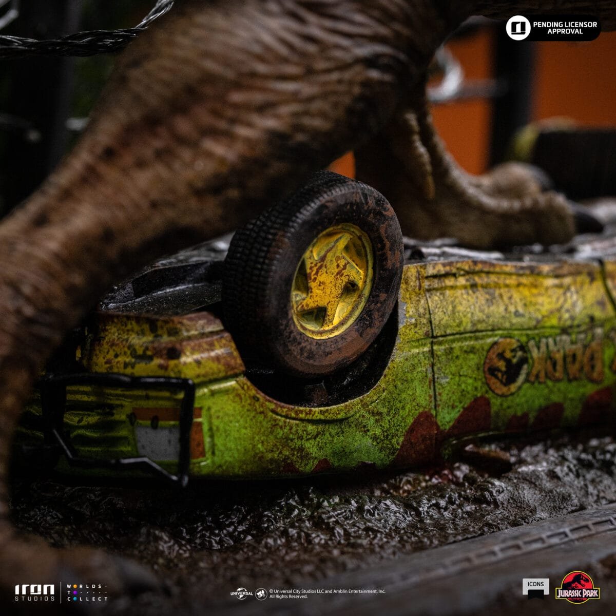 Iron Studios - Jurassic Park - T-Rex Breakout Set A - Imagen 11