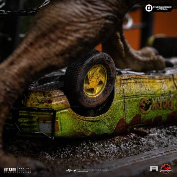 Iron Studios - Jurassic Park - T-Rex Breakout Set A - Imagen 11