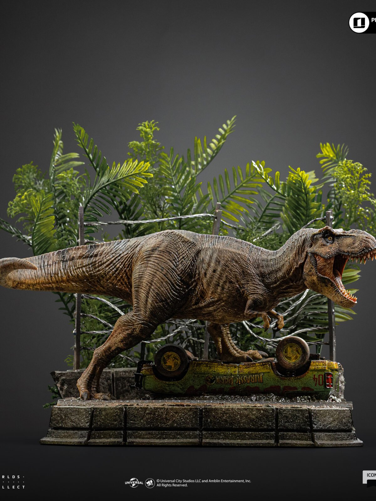 Iron Studios - Jurassic Park - T-Rex Breakout Set A