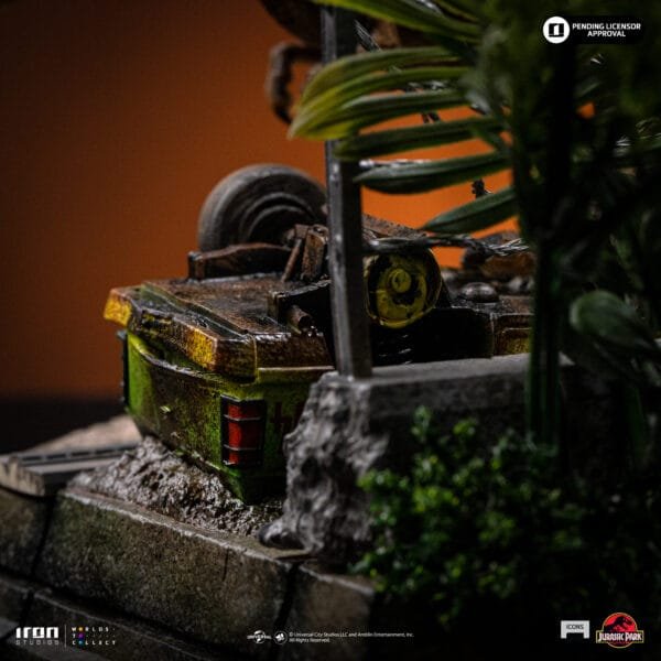 Iron Studios - Jurassic Park - T-Rex Breakout Set A - Imagen 9