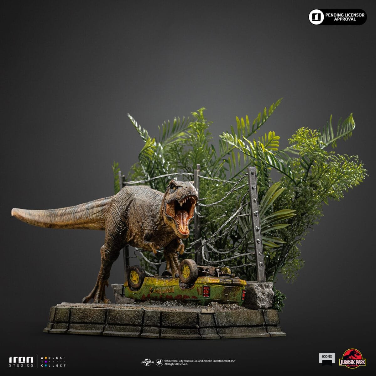 Iron Studios - Jurassic Park - T-Rex Breakout Set A - Imagen 8