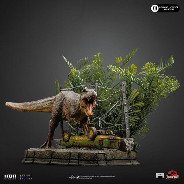 Iron Studios - Jurassic Park - T-Rex Breakout Set A - Imagen 8