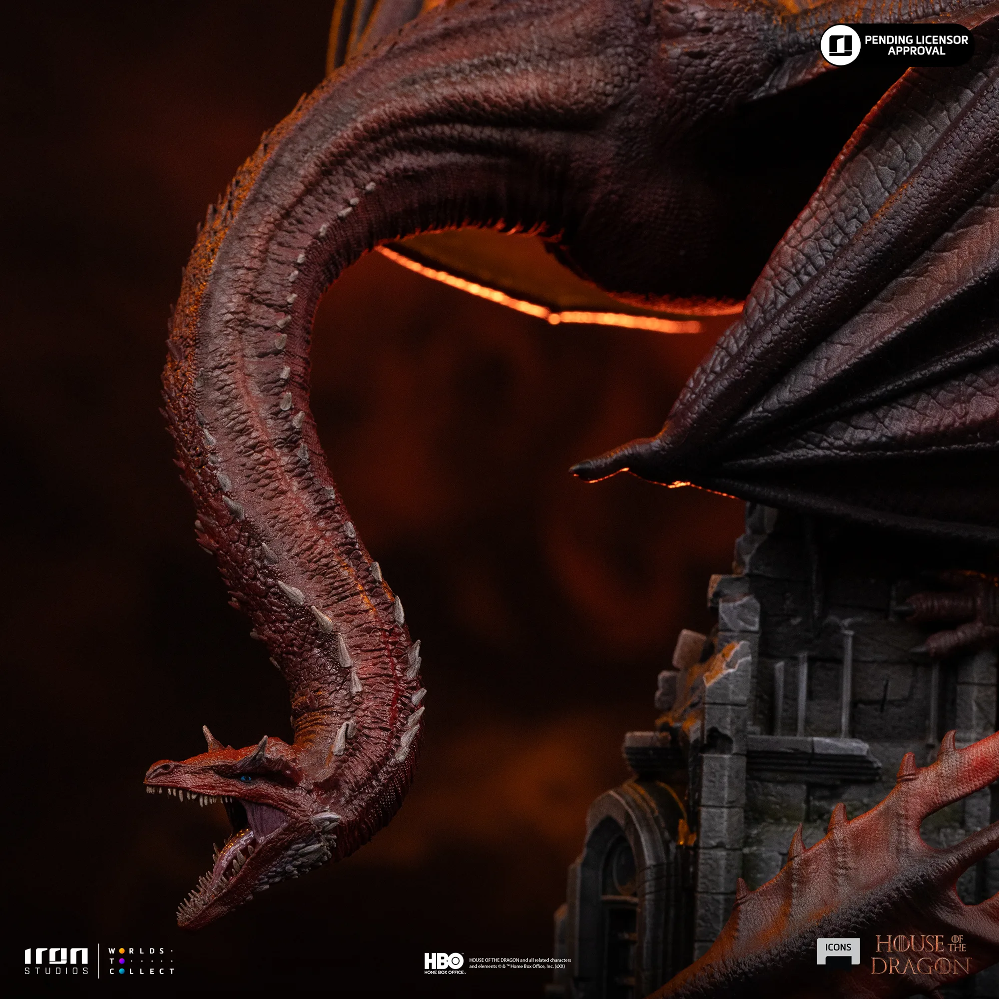 Iron Studios - House of the Dragon - Caraxes - Imagen 7