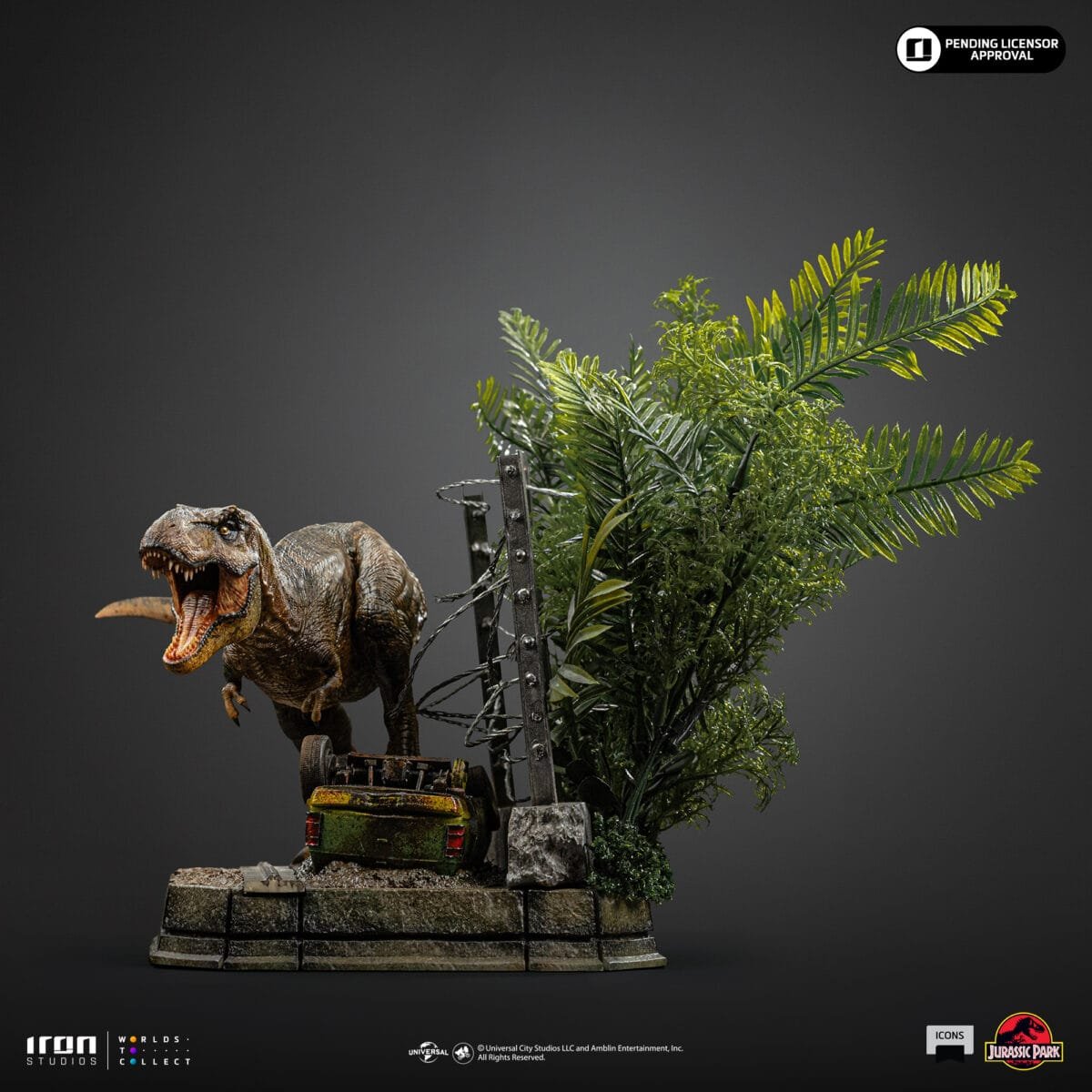 Iron Studios - Jurassic Park - T-Rex Breakout Set A - Imagen 6