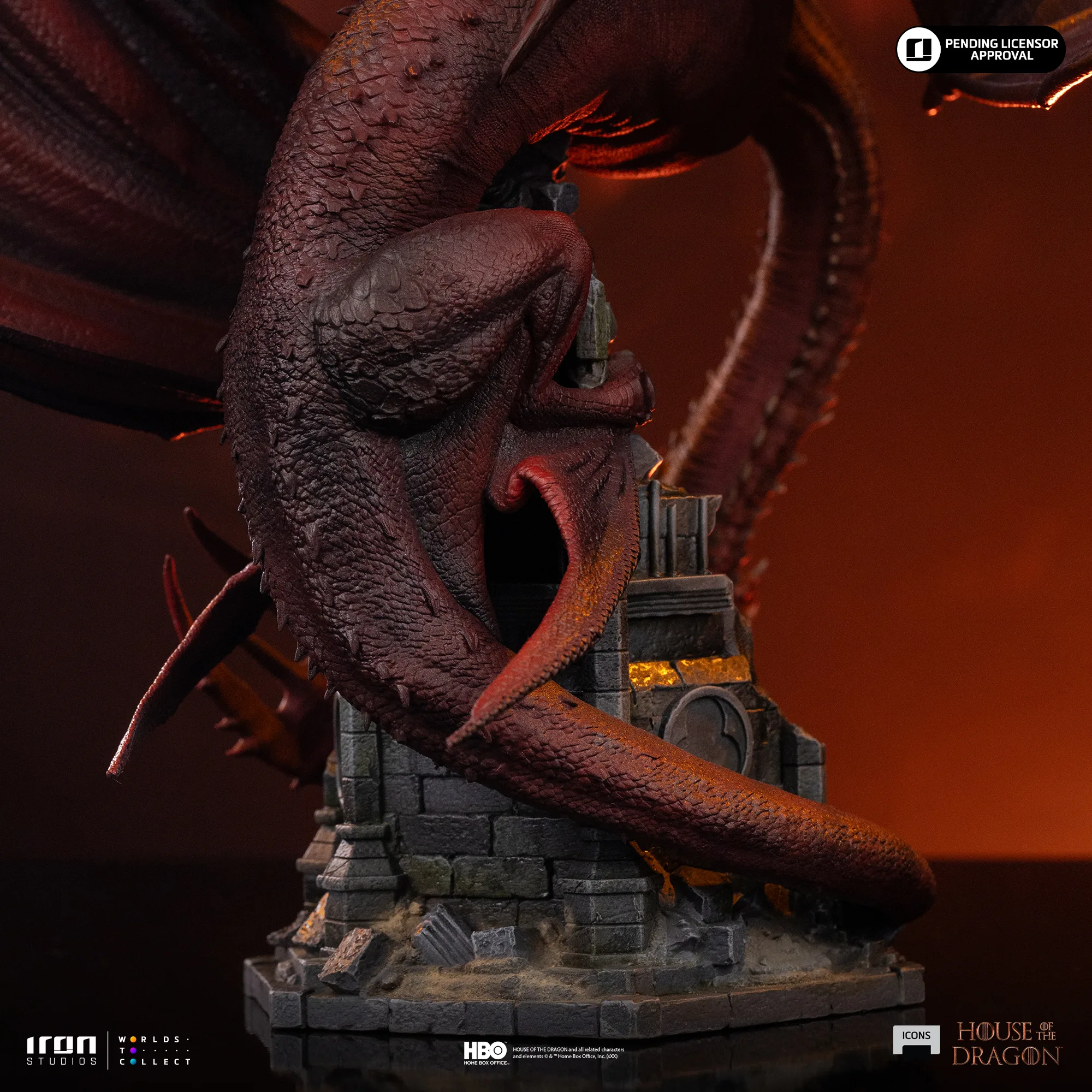 Iron Studios - House of the Dragon - Caraxes - Imagen 9