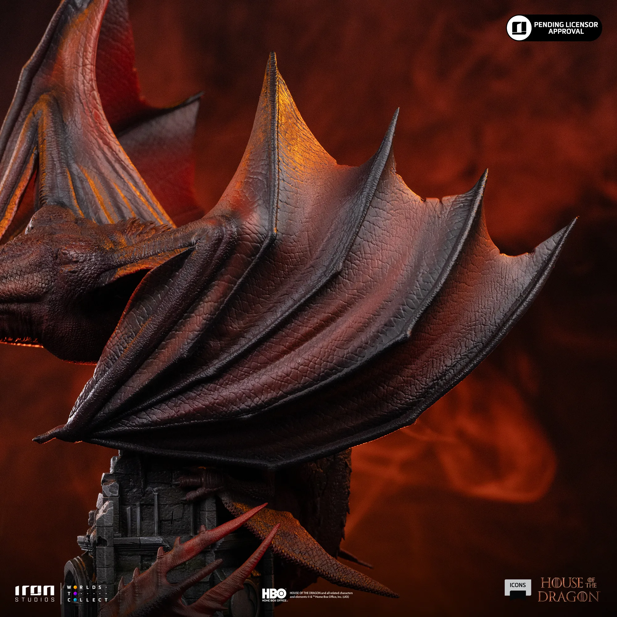 Iron Studios - House of the Dragon - Caraxes - Imagen 13
