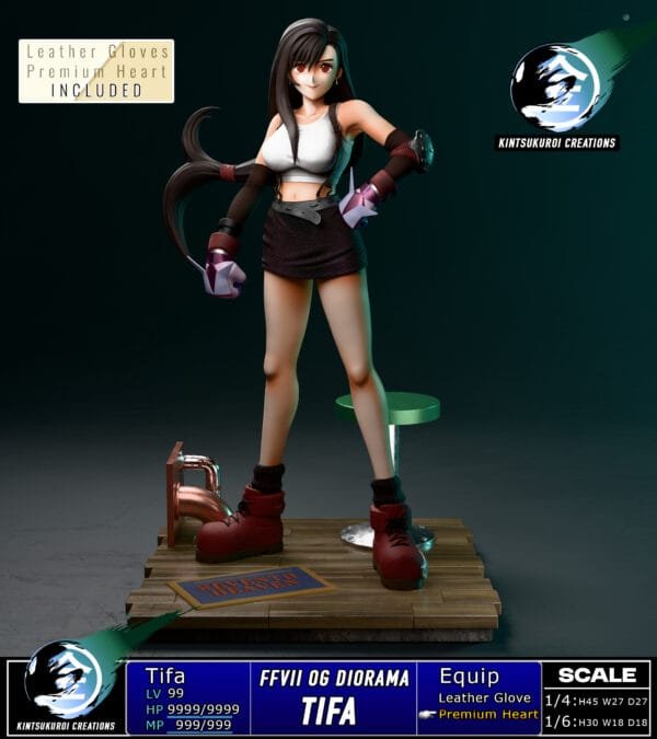 Kintsukuroi Creations - Final Fantasy VII - Tifa Lockhart - Imagen 2