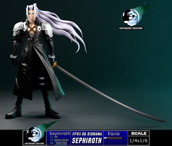 Kintsukuroi Creations - Final Fantasy VII - Full Team Diorama - Imagen 6