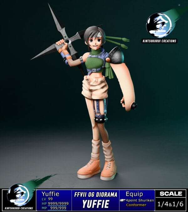 Kintsukuroi Creations - Final Fantasy VII - Full Team Diorama - Imagen 17