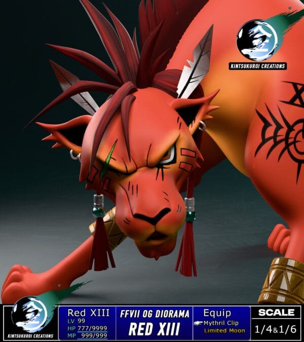 Kintsukuroi Creations - Final Fantasy VII - Full Team Diorama - Imagen 22