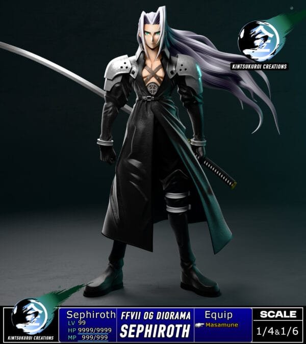 Kintsukuroi Creations - Final Fantasy VII - Full Team Diorama - Imagen 7