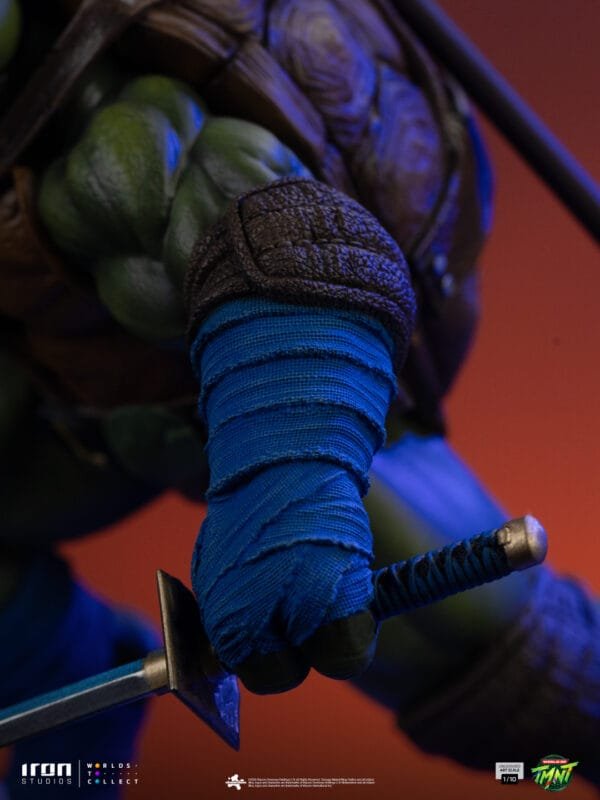 LEONARDO TMNT COMICS DETALHE 3
