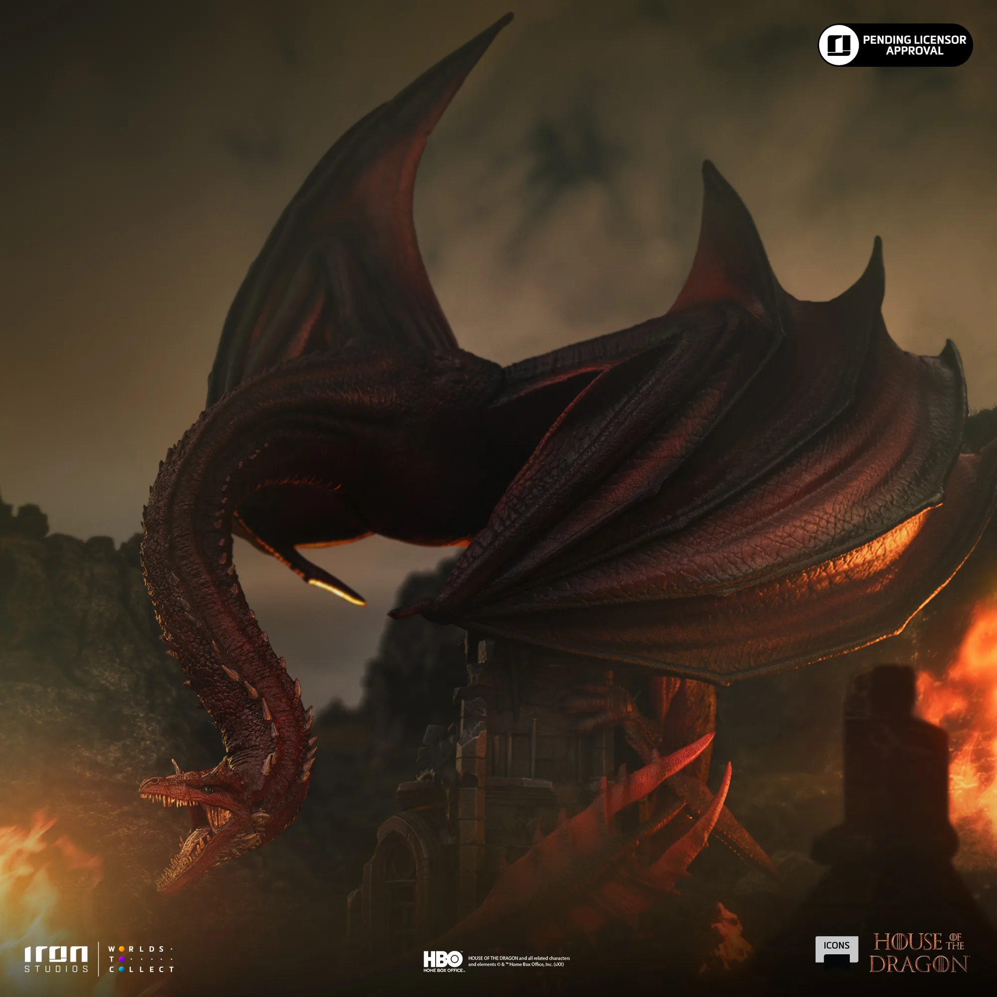 Photo_Comp Iron Studios - House of the Dragon - Caraxes - Imagen 1