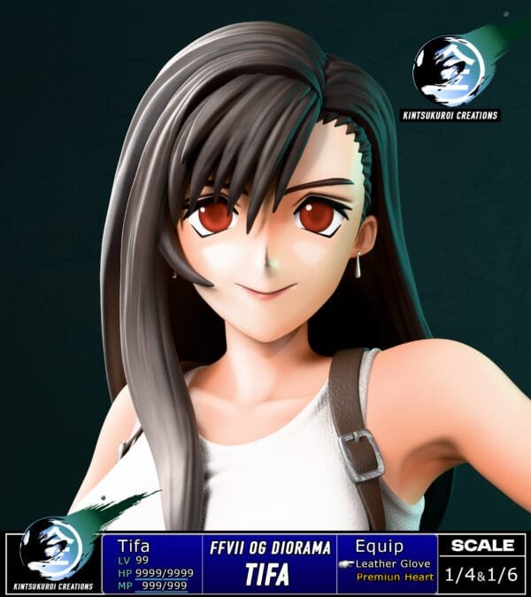 Kintsukuroi Creations - Final Fantasy VII - Full Team Diorama - Imagen 10