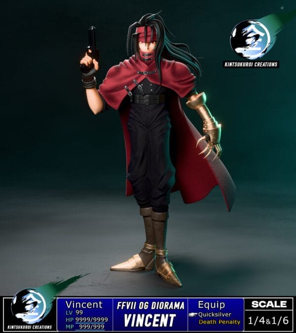 Kintsukuroi Creations - Final Fantasy VII - Full Team Diorama - Imagen 15