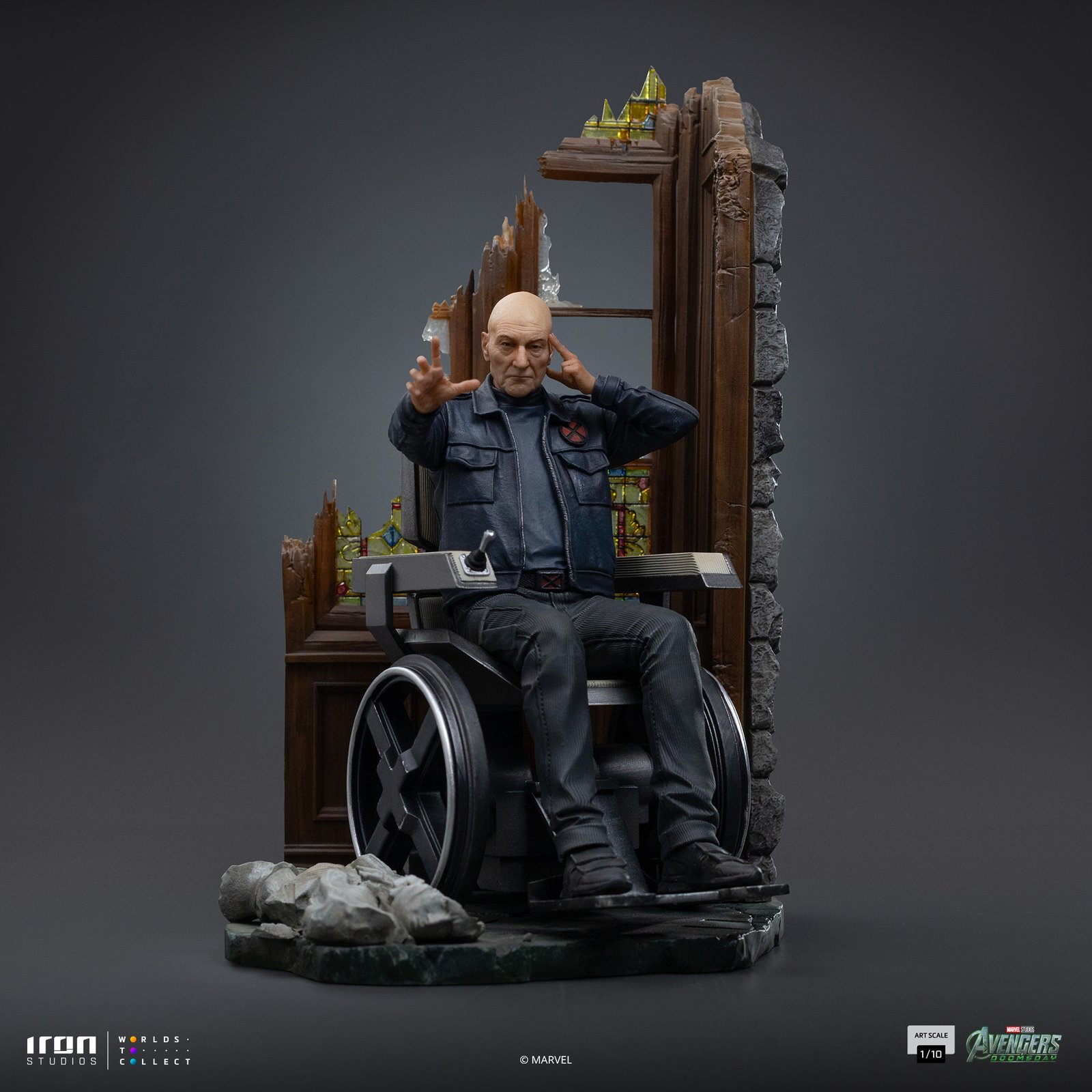 01-Details_Grey Iron Studios - Marvel Movies - Avengers: Doomsday - Professor Xavier - Image 1