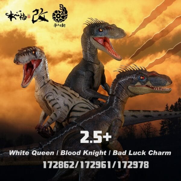 Zero Studio - Zero Easy Move Series Raptor 2.5 - White Queen, Blood Knight & Bad Luck Charm