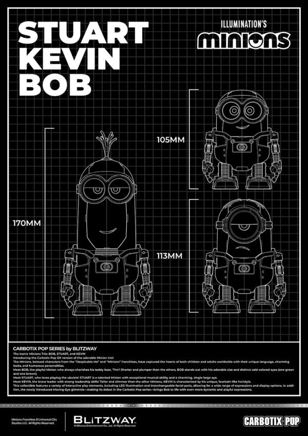 Blitzway - The Minions - Bob, Stuart & Kevin (Carbotix Pop) - Image 24