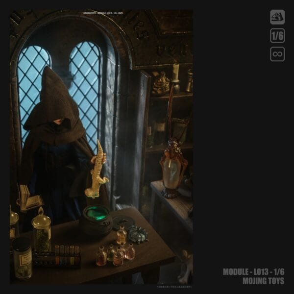 Mojing Toys - Diorama Series - Medieval Potion Room Scene (L013) - Image 17