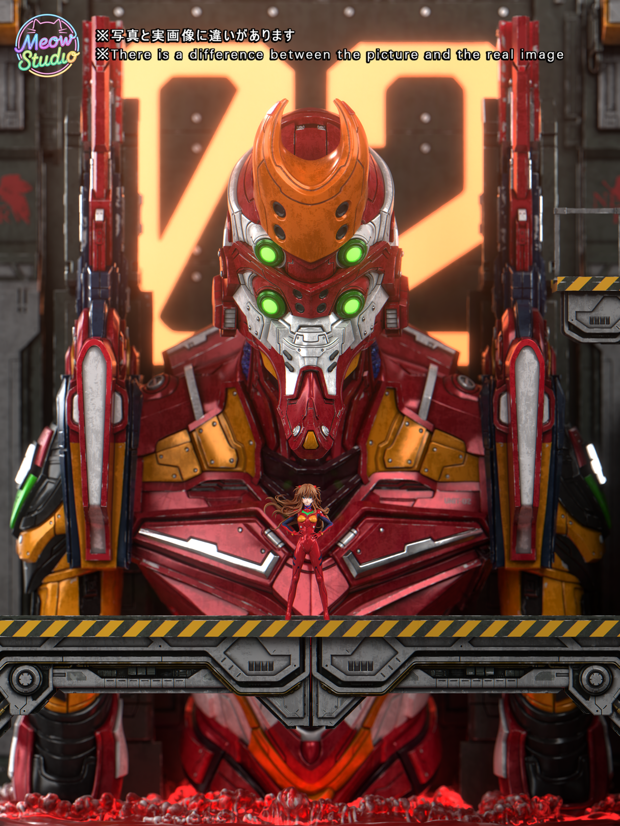 116 Meow Studio - Neon Genesis Evangelion - EVA Unit-02 & Asuka - Image 1