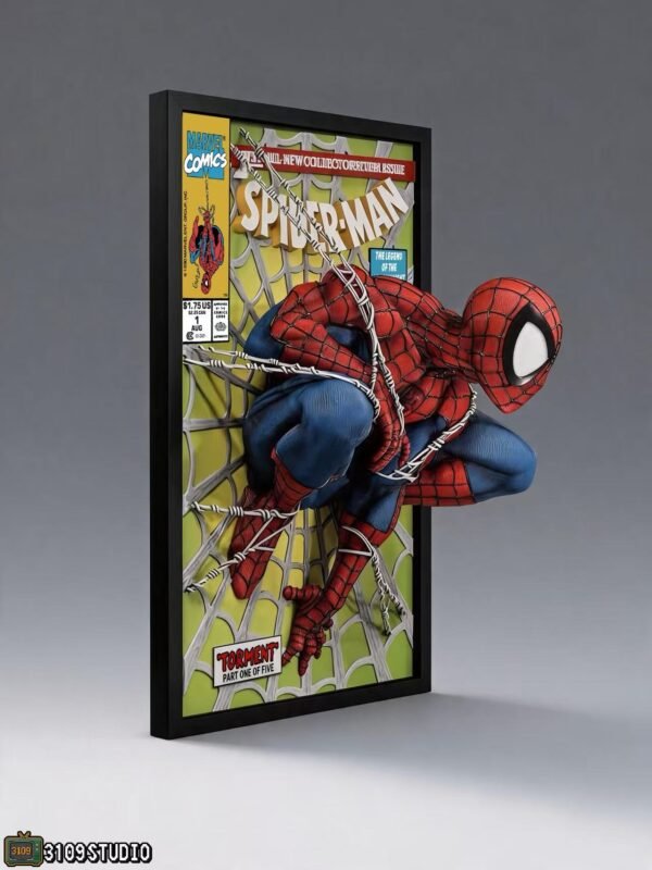 3109 Studio - Marvel - Spider-Man Comic Cover 3D - Imagen 4