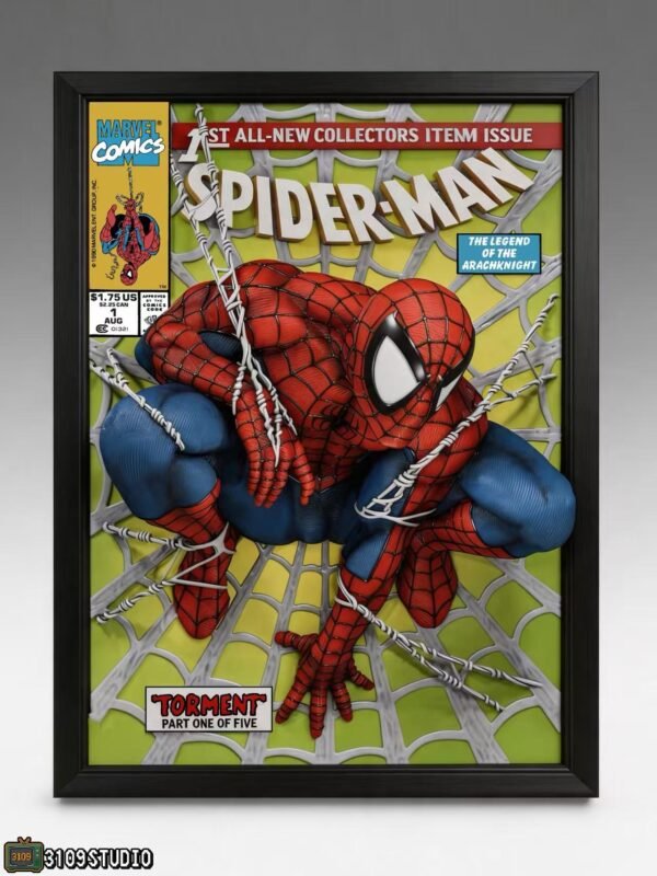 3109 Studio - Marvel - Spider-Man Comic Cover 3D