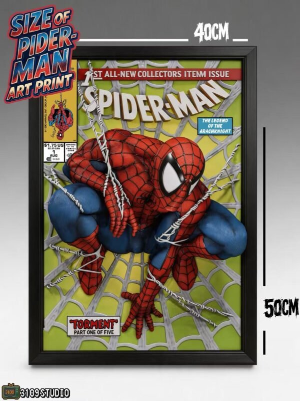3109 Studio - Marvel - Spider-Man Comic Cover 3D - Imagen 7