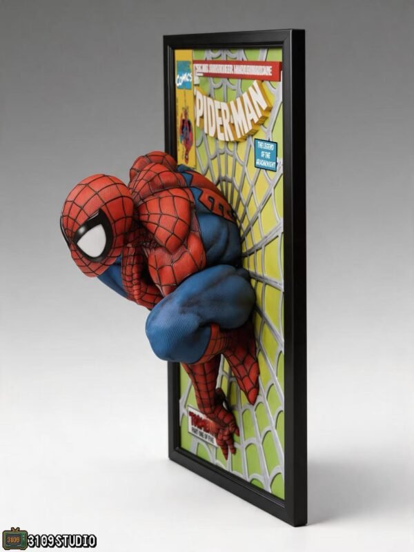 3109 Studio - Marvel - Spider-Man Comic Cover 3D - Imagen 3