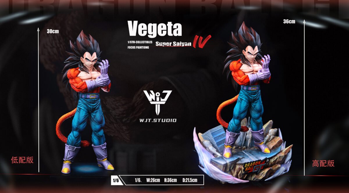 WJT Studio - Dragon Ball GT - Vegeta SSJ4 - Imagen 14