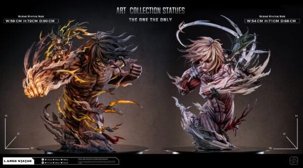 Hertz Studio - Attack on Titans - Female Titan & Attack Titan