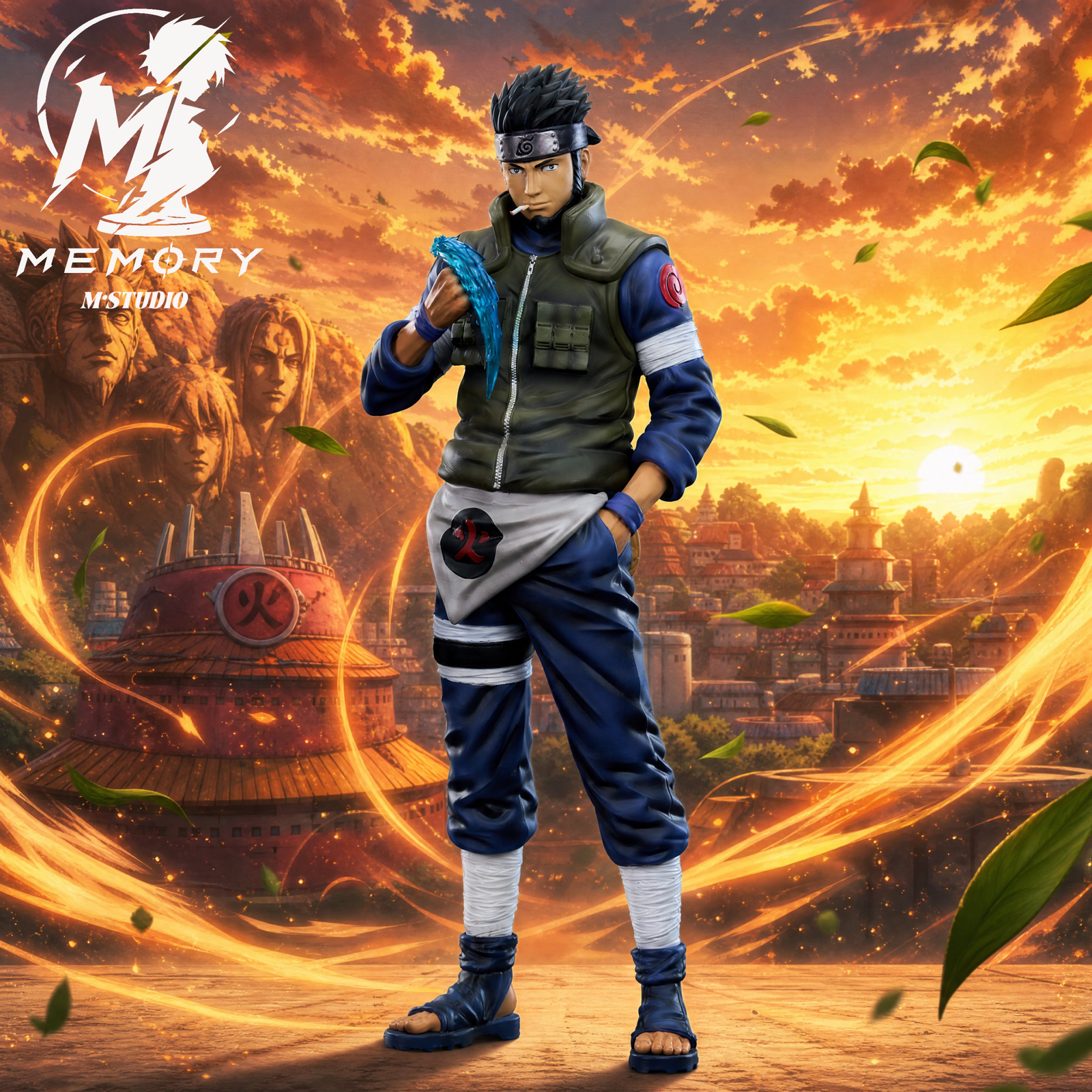 86 Memory Studio - Naruto - Asuma Sarutobi - Imagen 1