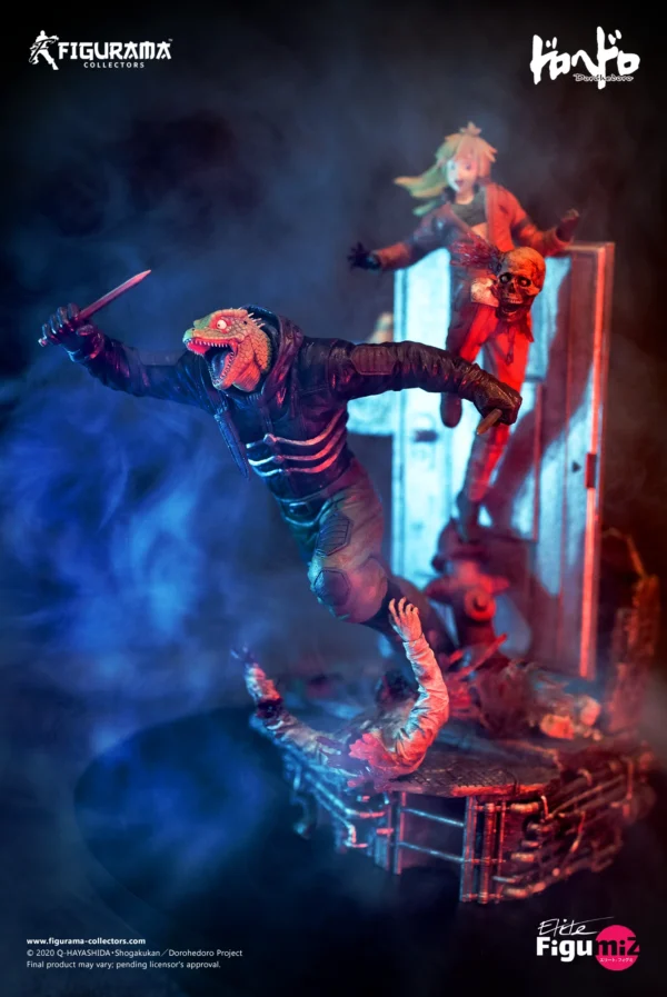 Figurama Collectors - Dorohedoro - Caiman & Nikaido - Imagen 10