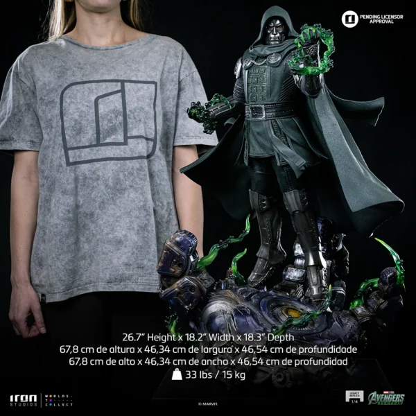 Iron Studios - Marvel Movies - Avengers: Doomsday - Doctor Doom - Imagen 18