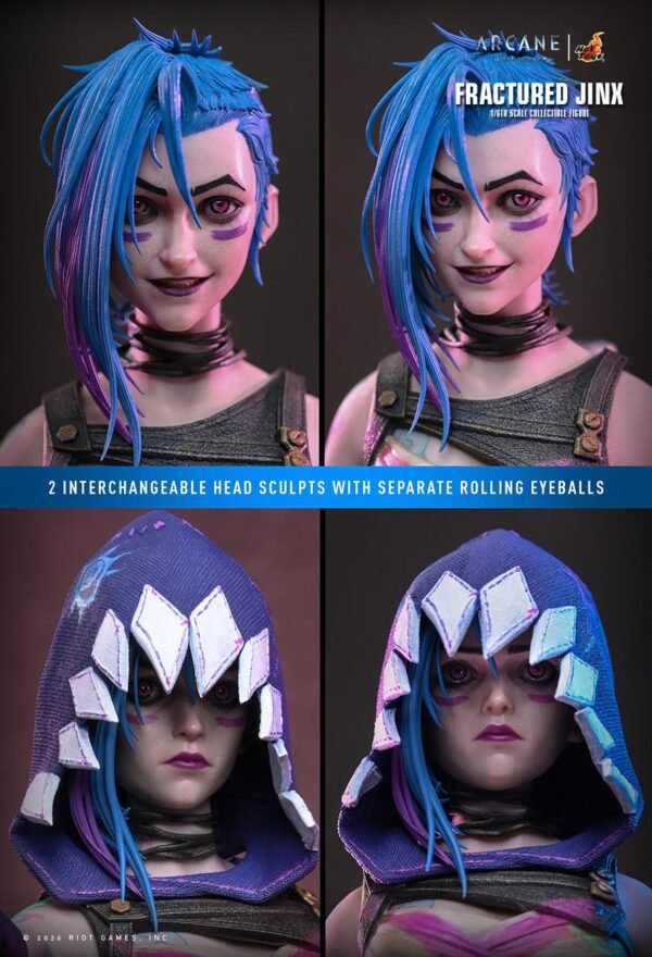 Hot Toys - Arcane - Fractured Jinx (TMS183) - Image 12